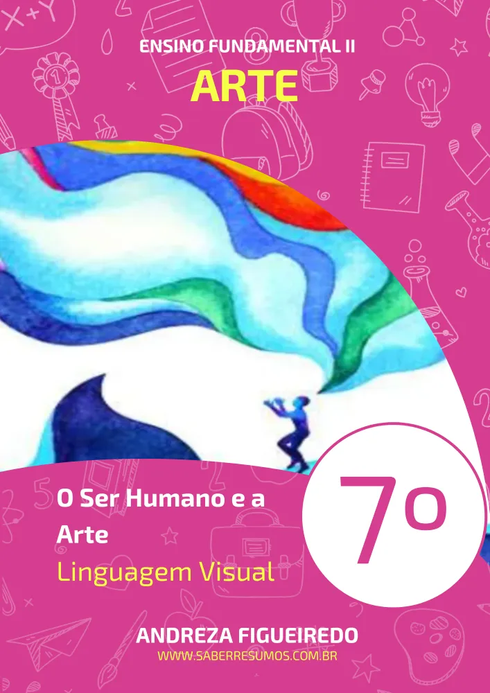 198 - Arte - O Ser Humano e a Arte - Linguagem Visual - 7º ano - PDF com 8 páginas