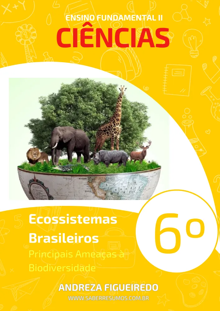 294 - Ciências - Ecossistemas Brasileiros - Principais Ameaças à Biodiversidade - 6º ano - PDF com 6 páginas Imagem
