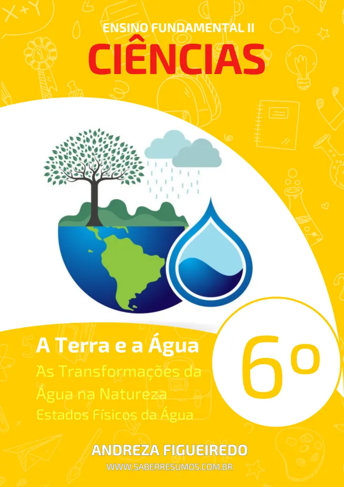 283 - Ciências - A Terra e a Água - As Transformações da Água na Natureza - Estados Físicos da Água - 6º ano - PDF com 8 páginas