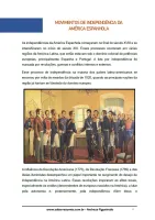 673 - História - As Independências na América Latina - Movimentos de Independência da América Espanhola - 9º ano - PDF com 35 páginas - Foto 2
