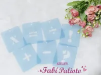 ST173  Stencil  Sinais e Pontuação - Foto 2