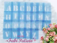 ST174  Stencil  Alfabeto com 4cm