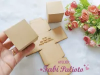 G1.752 Gabarito de Moldes  em MDF  Dado / Cubo 5cm - Foto 2