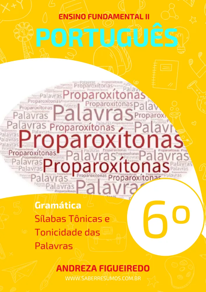 228 - Português - Gramática - Sílabas Tônicas e Tonicidade das Palavras - 6º ano - PDF com 5 páginas Imagem
