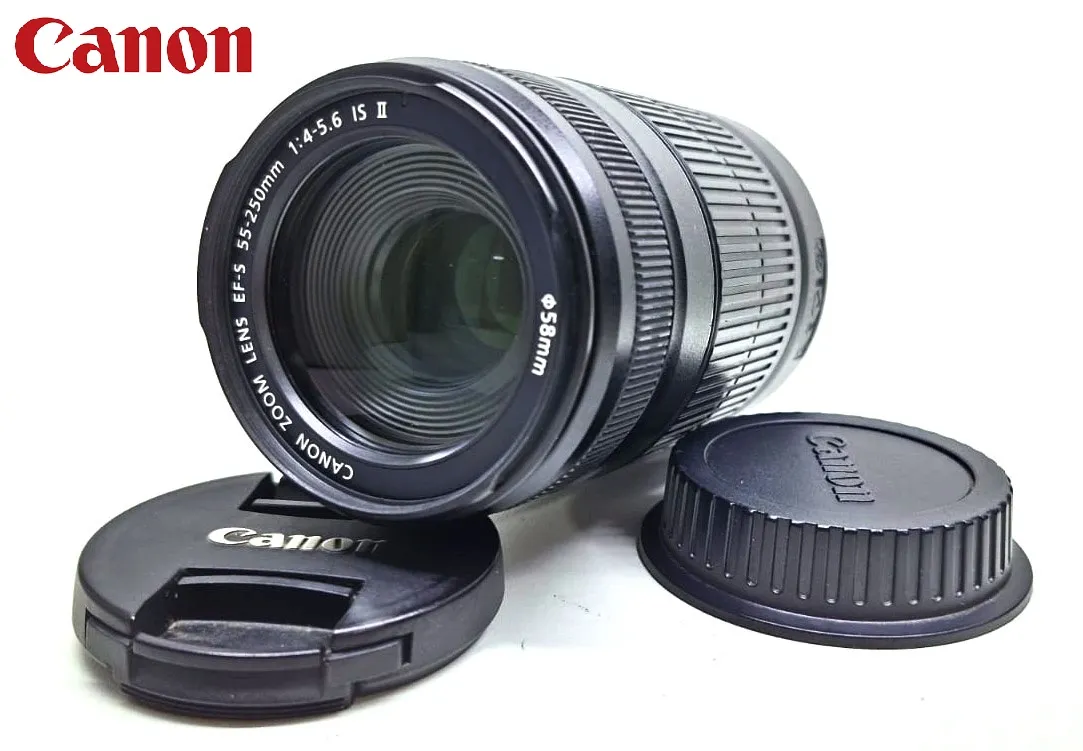 Lente Canon EF-S 55-250mm f/4-5.6 IS II  - vendida