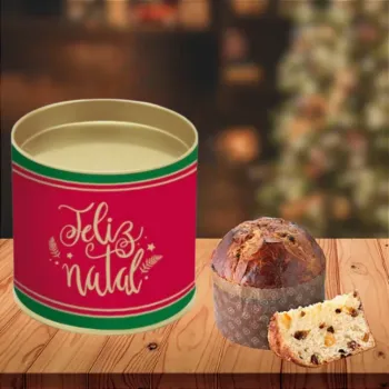 Mini de 80rs Panetone na lata