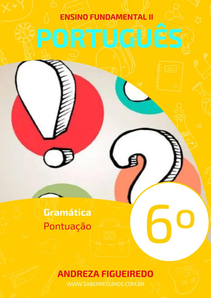 241 - Português - Gramática - Pontuação - 6º ano - PDF com 7 páginas