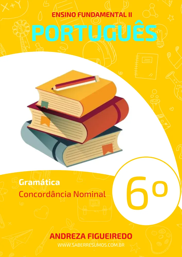 222 - Português - Gramática - Concordância Nominal - 6º ano - PDF com 3 páginas Imagem
