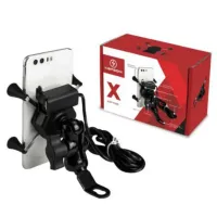 Suporte USB para Celular - Ideal para Moto