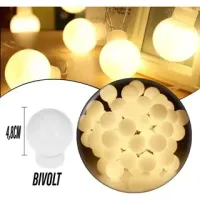 Cordão de Bola Cristal c/ 20 LEDS  - Foto 2