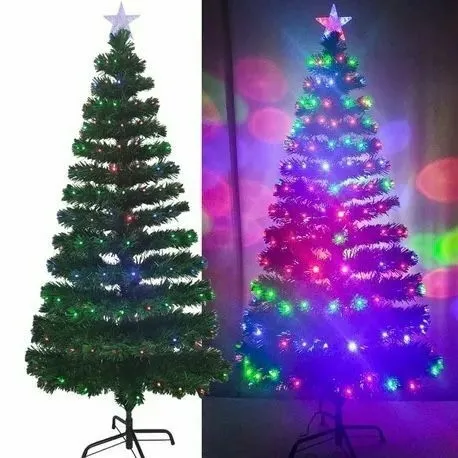 Árvore Fibra Óptica Colorida - Bivolt  