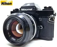 Câmera Nikon Nikkormat EL Black (1972) lente Nikkor 50mm f/1,4 - Impecável  - Foto 4