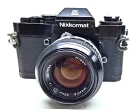 Câmera Nikon Nikkormat EL Black (1972) lente Nikkor 50mm f/1,4 - Impecável  - Foto 6