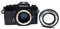 Câmera Nikon Nikkormat EL Black (1972) lente Nikkor 50mm f/1,4 - Impecável  - Foto 10