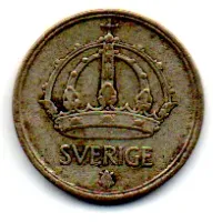 Suécia - 1948 - 10 Ore - Prata .400 - Aprox. 1,44g - 15mm - Foto 2