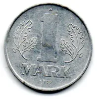 Alemanha - República Democrática (DDR) - 1977 - 1 Mark - MBC