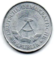 Alemanha - República Democrática (DDR) - 1977 - 1 Mark - MBC - Foto 2