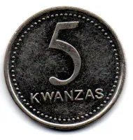 Angola - 1999 - 5 Kwanzas - Foto 2