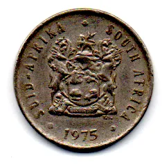 África do Sul - 1975 - 5 Cents