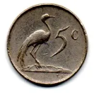 África do Sul - 1975 - 5 Cents - Foto 2