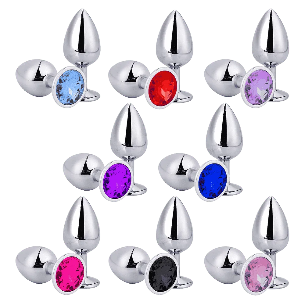 Plug Metal  Pedra Redonda Tam M