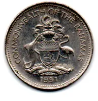 Bahamas - 1991 - 5 Cents