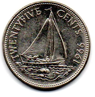Bahamas - 1966 - 25 Cents