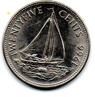 Bahamas - 1966 - 25 Cents