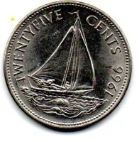 Bahamas - 1966 - 25 Cents