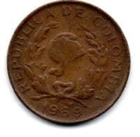 Colômbia - 1969 - V Cents