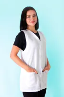 Jaleco Regata Feminino Branco Oxford - Foto 5