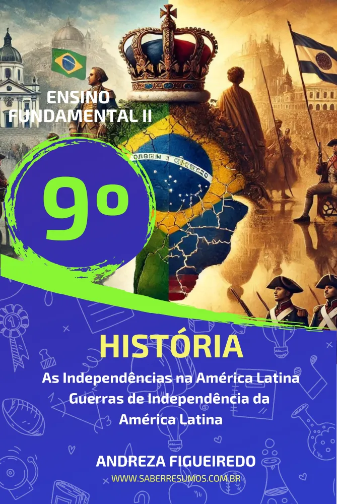 674 - História - As Independências na América Latina - Guerras de Independência da América Latina - 9º ano - PDF com 45 páginas Imagem