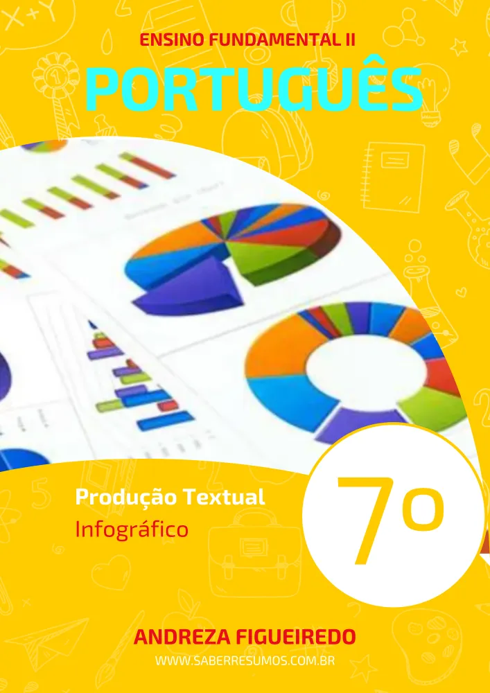 148 - Português - Produção Textual - Infográfico - 7º ano - PDF com 7 páginas Imagem