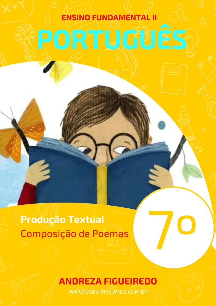 141 - Português - Produção Textual - Composição de Poemas - 7º ano - PDF com 11 páginas