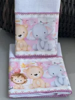  DUPLINHA BOCA+OMBRO C/BARRADO/Picueta familia safari rosa - Foto 2