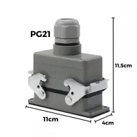 TOMADA MULTIPOLAR INDUSTRIAL 16 POLOS/ PINOS - Foto 3