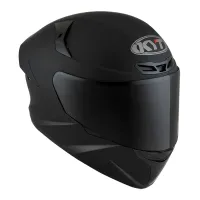 Capacete KYT TT Course Plain Black Fosco - Foto 3