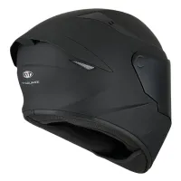 Capacete KYT TT Course Plain Black Fosco - Foto 4