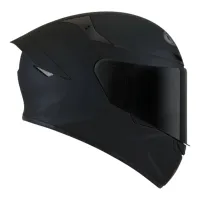 Capacete KYT TT Course Plain Black Fosco - Foto 6