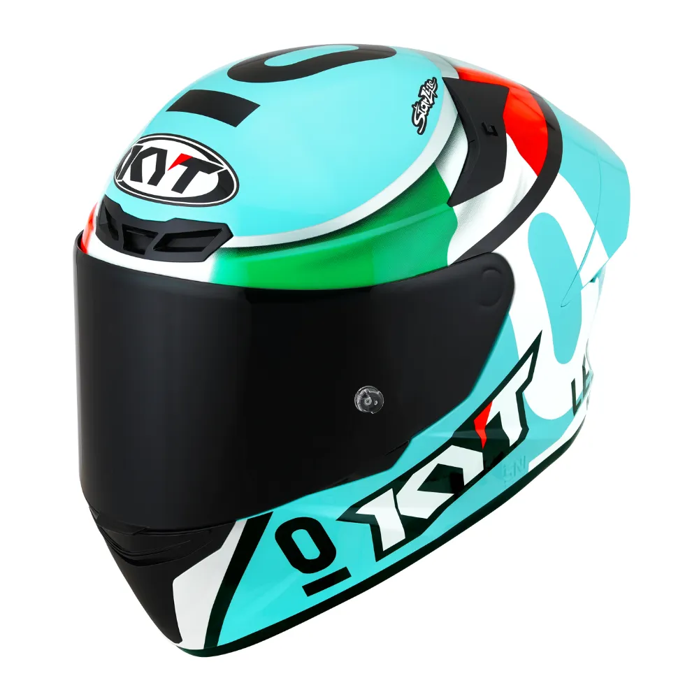 Capacete KYT TT Course Dennis Foggia Réplica Imagem