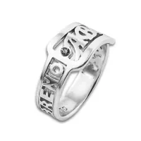 Anel de formatura prata 950 - ABC - ABC10 - Foto 3