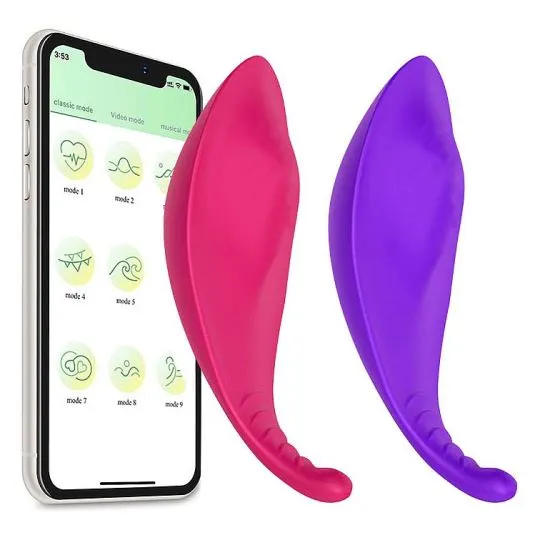 Vibrador de Calcinha Via App Recarregável USB - 8150