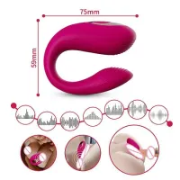 Vibrador de Casal 7 Vibrações USB - 6829 - Foto 4
