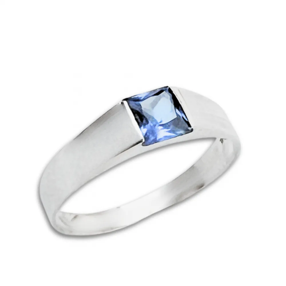 Anel de formatura prata ABC - ABC45