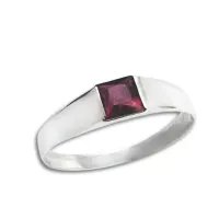 Anel de formatura prata ABC - ABC45