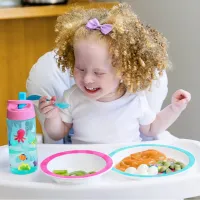 Garrafa Infantil Com Canudo Buba Aventuras – 380ml  - Foto 23