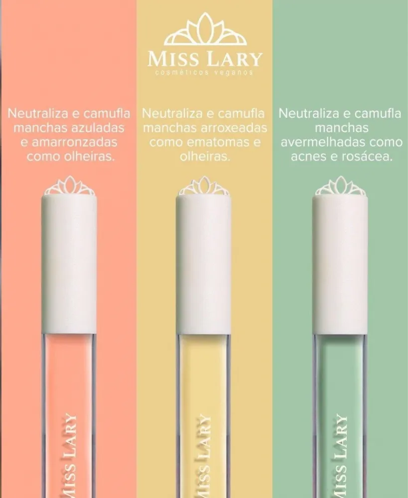 Corretivo Colorido Miss Lary