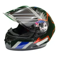 Capacete Ebf Xtroy FF 526 COSMIC Vermelho - Foto 5