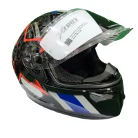 Capacete Ebf Xtroy FF 526 COSMIC Vermelho - Foto 6