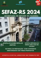 Apostila SEFAZ RS 2024 Auditor do Estado